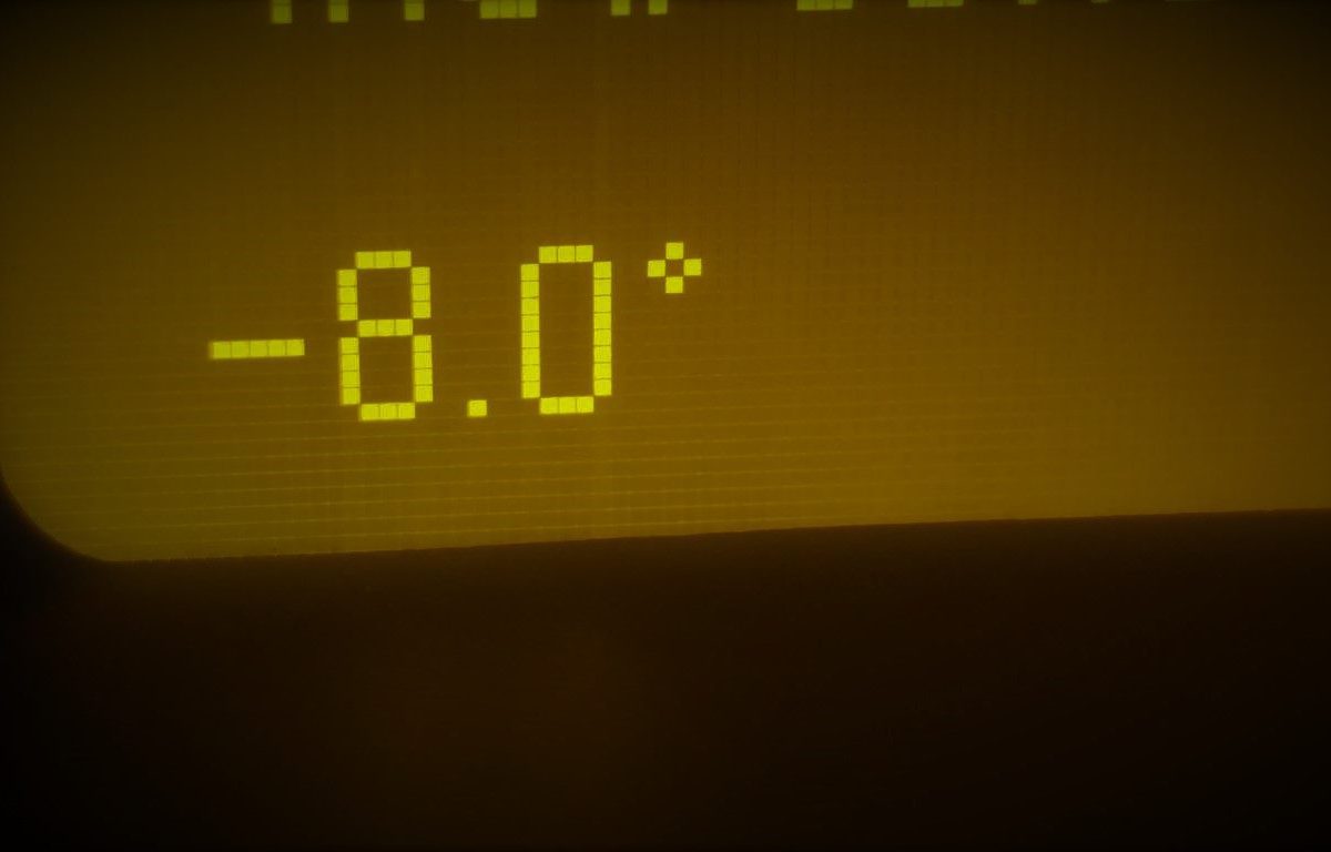 CSAK -8 Celsius fok...